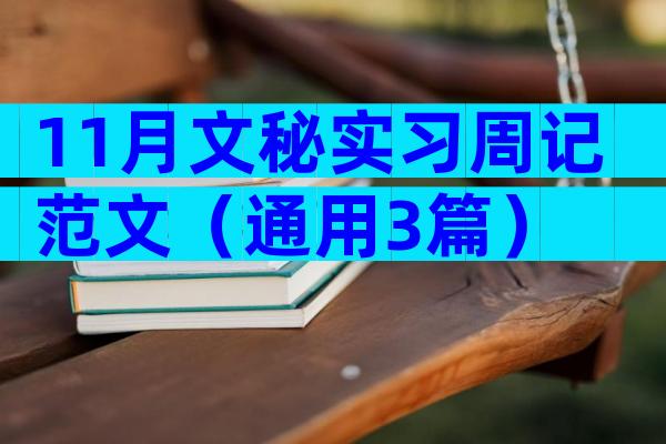 11月文秘实习周记范文（通用3篇）