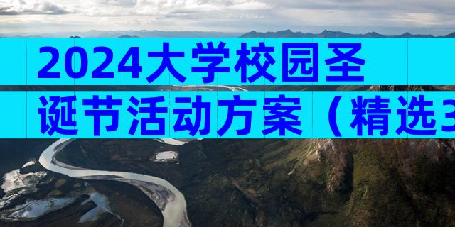 2024大学校园圣诞节活动方案（精选3篇）