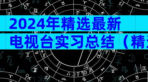 2024年精选最新电视台实习总结（精选5篇）