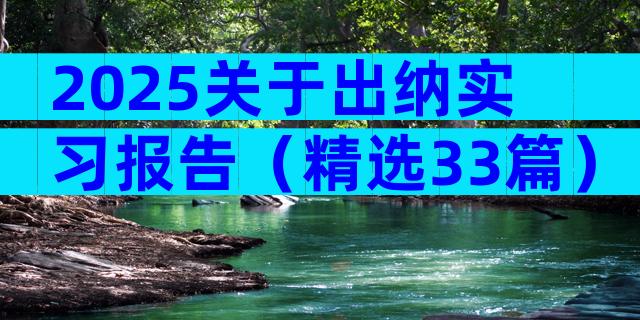 2025关于出纳实习报告（精选33篇）