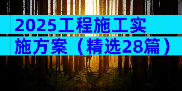 2025工程施工实施方案（精选28篇）