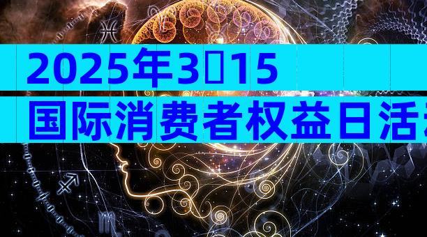 2025年3・15国际消费者权益日活动方案范例（通用29篇）