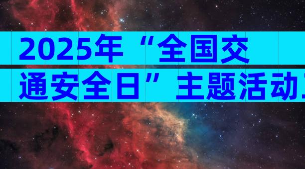 2025年“全国交通安全日”主题活动工作方案（精选29篇）
