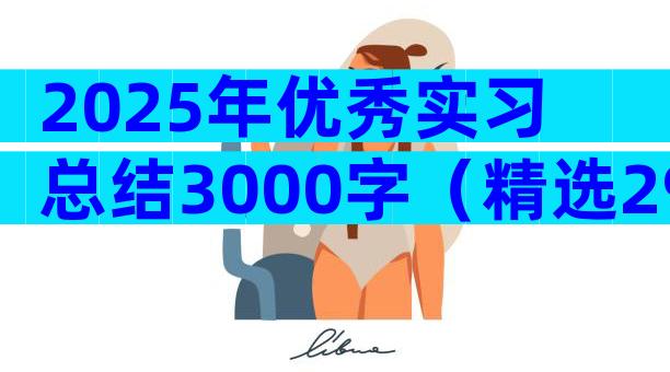 2025年优秀实习总结3000字（精选29篇）