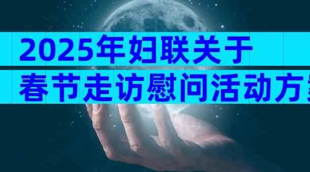2025年妇联关于春节走访慰问活动方案范文（通用31篇）