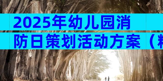 2025年幼儿园消防日策划活动方案（精选10篇）