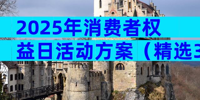 2025年消费者权益日活动方案（精选32篇）