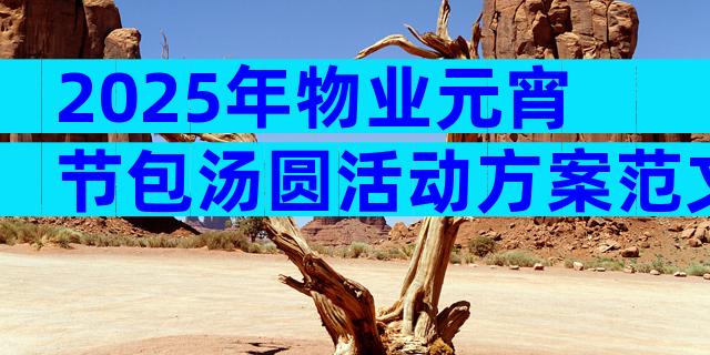 2025年物业元宵节包汤圆活动方案范文（通用6篇）