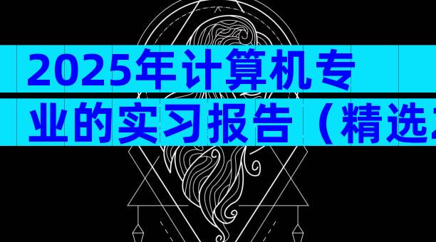 2025年计算机专业的实习报告（精选29篇）