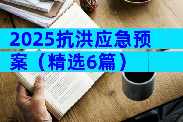 2025抗洪应急预案（精选6篇）