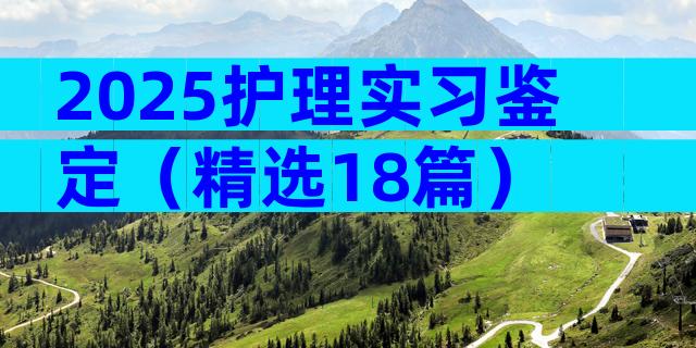 2025护理实习鉴定（精选18篇）