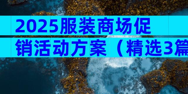 2025服装商场促销活动方案（精选3篇）