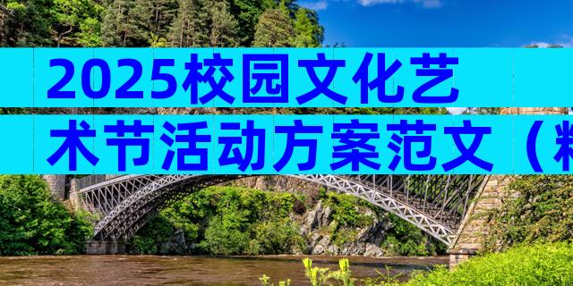2025校园文化艺术节活动方案范文（精选32篇）