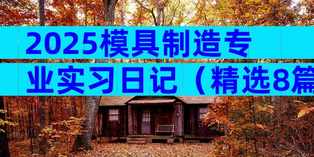 2025模具制造专业实习日记（精选8篇）