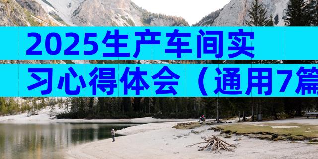 2025生产车间实习心得体会（通用7篇）