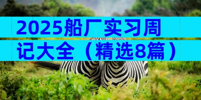 2025船厂实习周记大全（精选8篇）