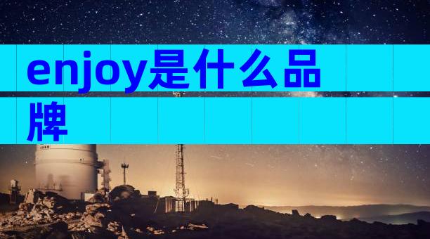 enjoy是什么品牌