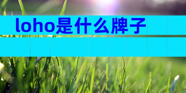 loho是什么牌子