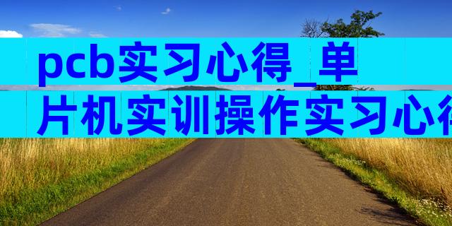 pcb实习心得_单片机实训操作实习心得体会（精选9篇）