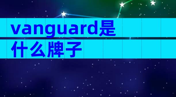 vanguard是什么牌子