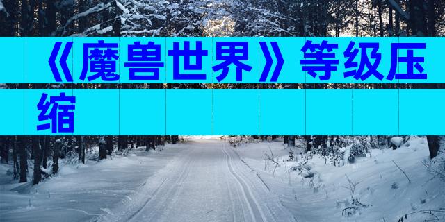 《魔兽世界》等级压缩