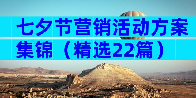 七夕节营销活动方案集锦（精选22篇）