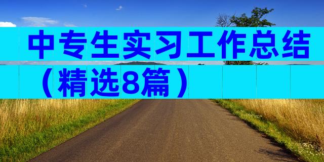 中专生实习工作总结（精选8篇）