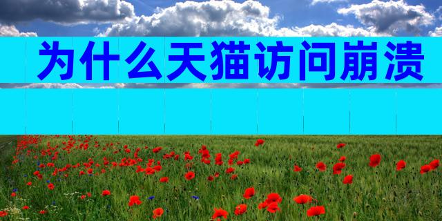 为什么天猫访问崩溃