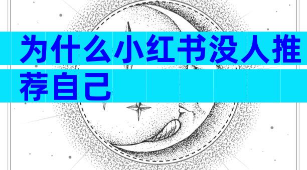 为什么小红书没人推荐自己
