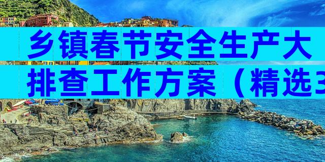 乡镇春节安全生产大排查工作方案（精选3篇）