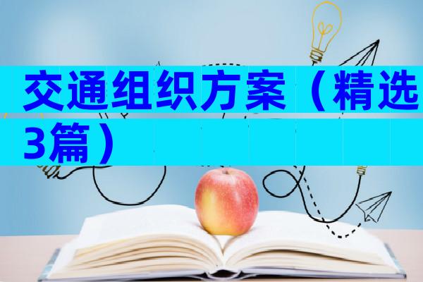 交通组织方案（精选3篇）