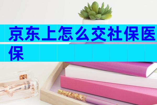 京东上怎么交社保医保