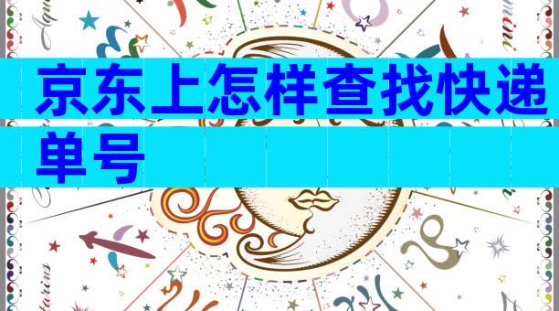 京东上怎样查找快递单号