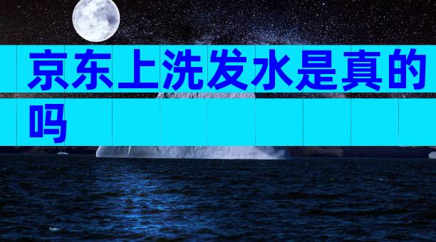 京东上洗发水是真的吗