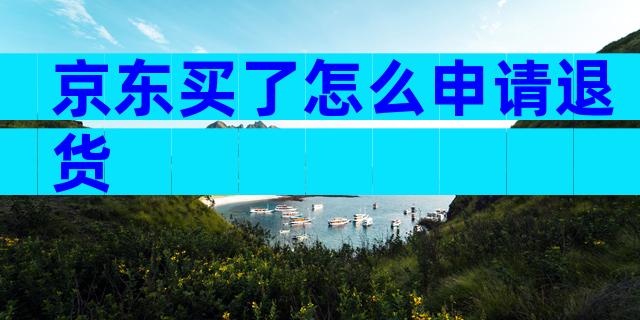 京东买了怎么申请退货
