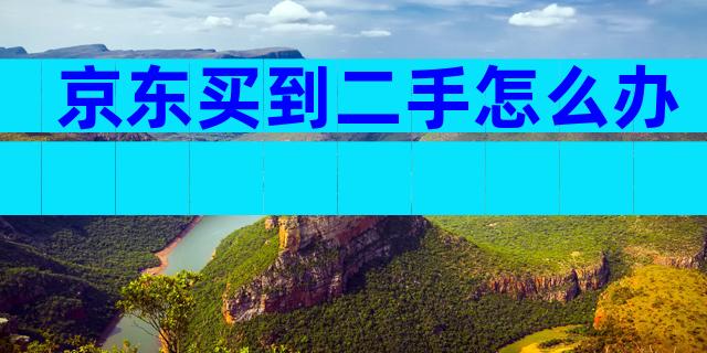 京东买到二手怎么办