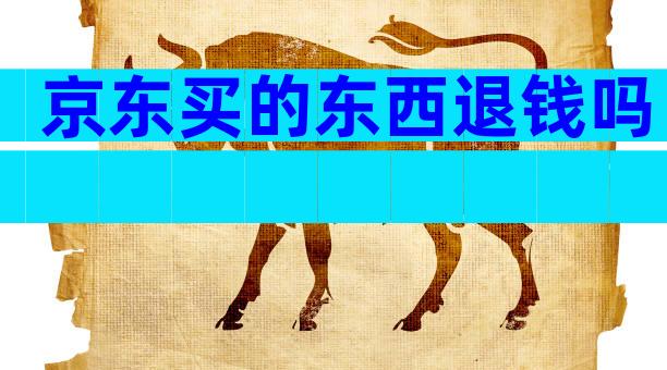 京东买的东西退钱吗