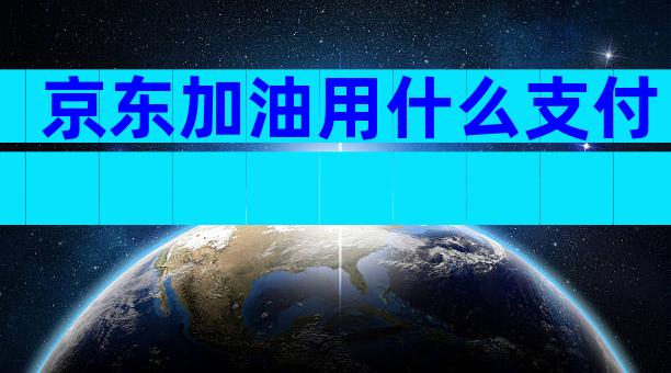 京东加油用什么支付