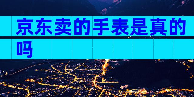 京东卖的手表是真的吗