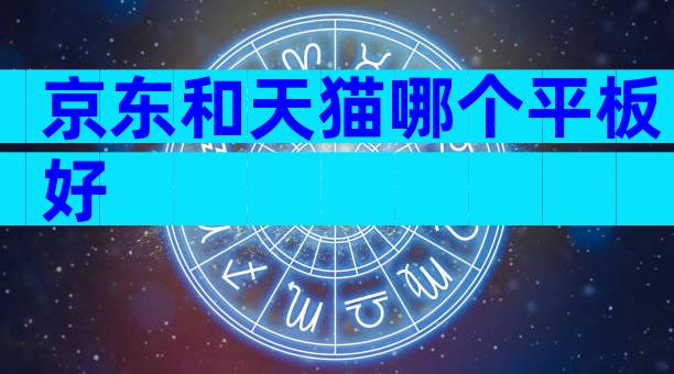 京东和天猫哪个平板好
