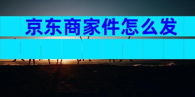京东商家件怎么发
