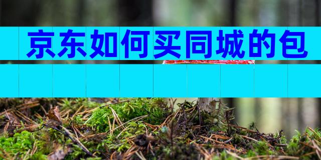 京东如何买同城的包