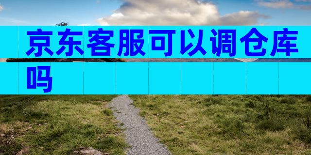 京东客服可以调仓库吗