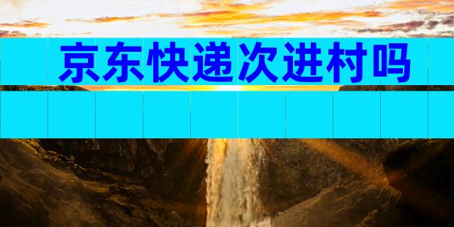 京东快递次进村吗