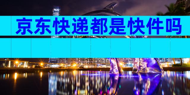 京东快递都是快件吗