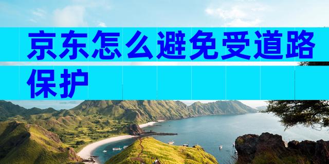 京东怎么避免受道路保护