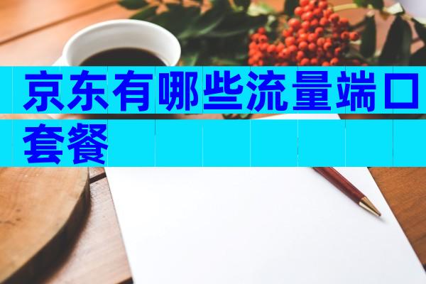 京东有哪些流量端口套餐