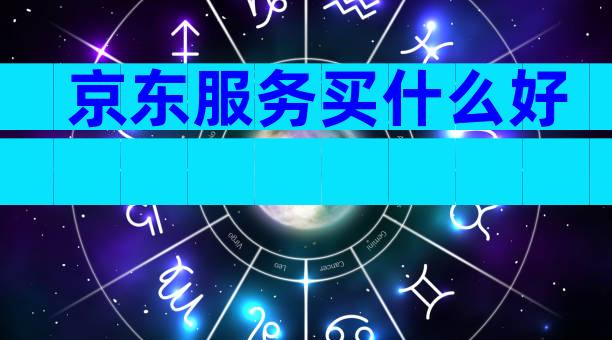 京东服务买什么好