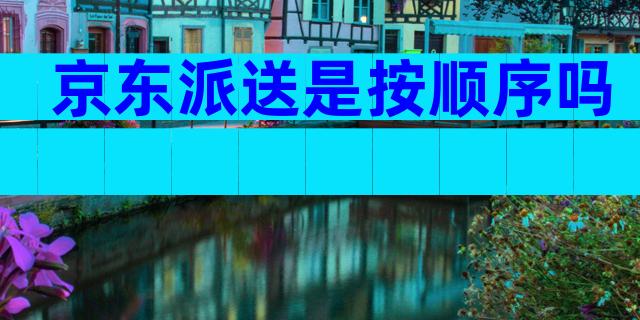 京东派送是按顺序吗