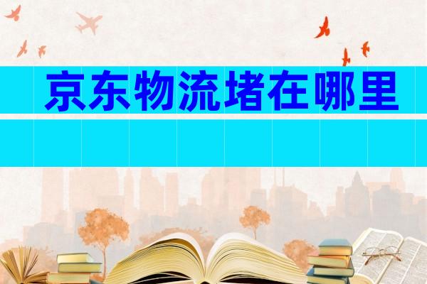 京东物流堵在哪里